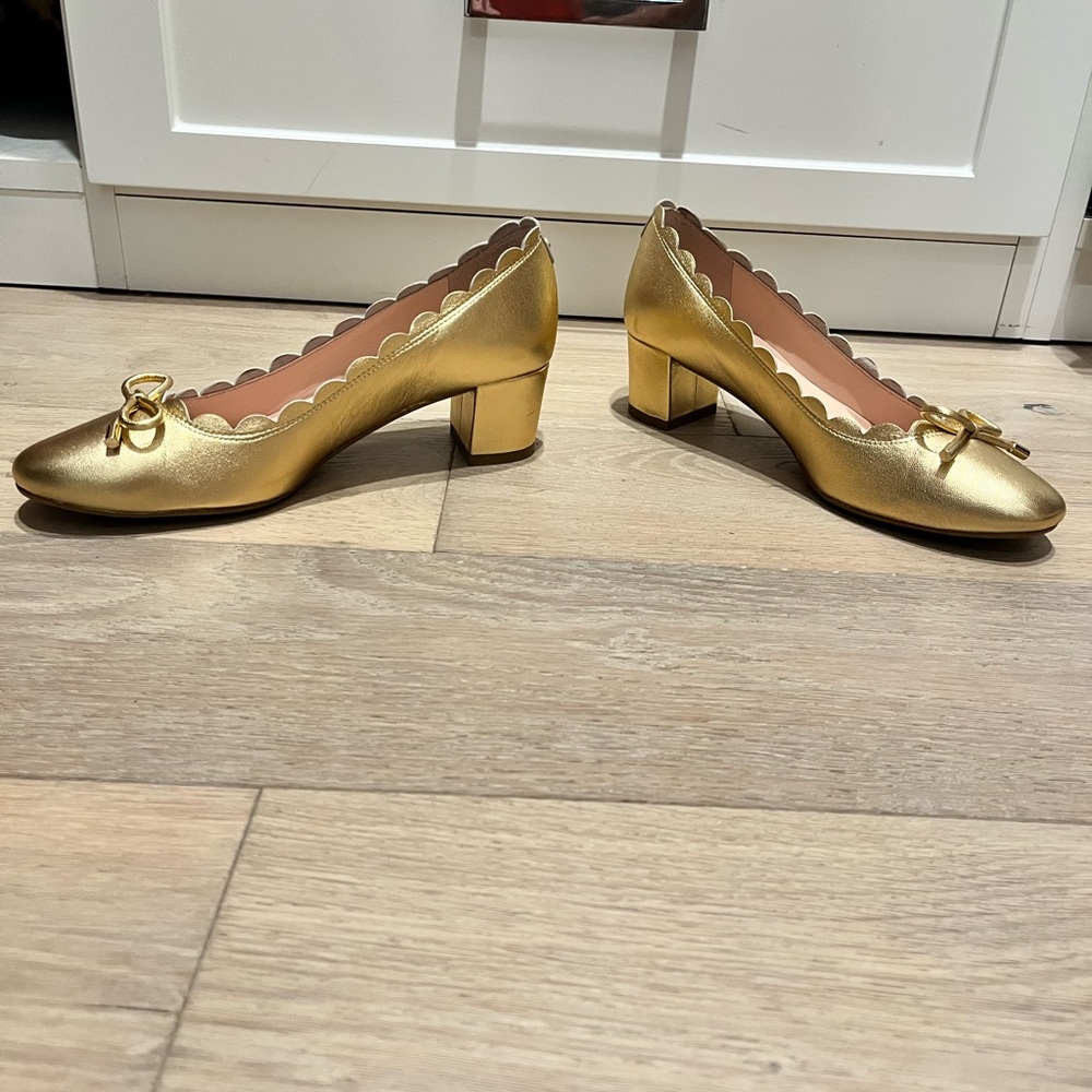 Kate Spade Gold Pumps
